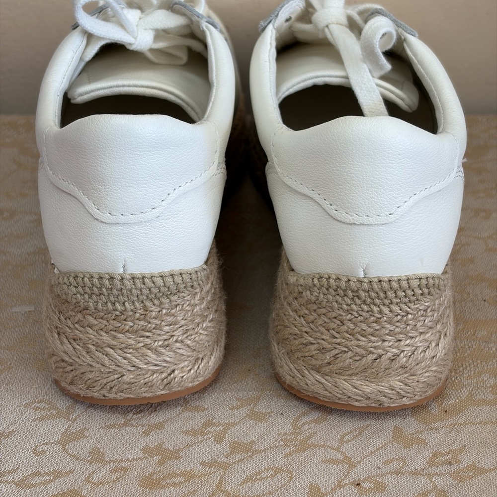 DV by Dolce Vita White Espadrille Shoes Platform Tennis Shoe Style - Picture 3 of 10